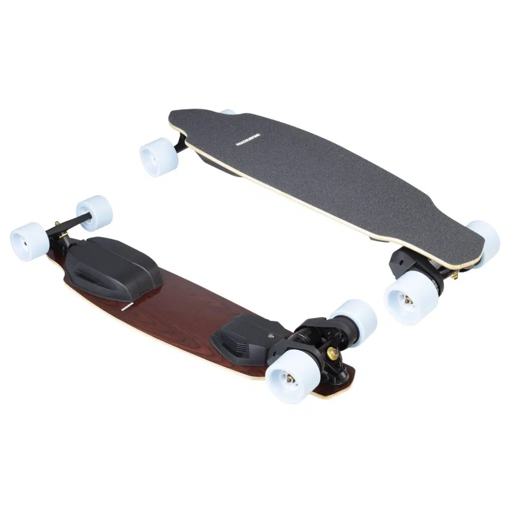 The Ultimate Roadsurfing Belt Elektrisk Skateboard Side by Side Angle