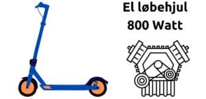 El-løbehjul-800W